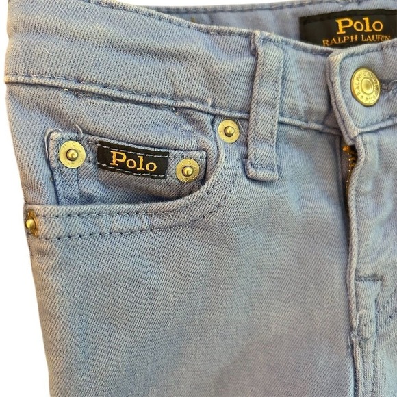 Polo Ralph Lauren Kids 3T Purple Tompkins Skinny Jeans Casual Light Wash Elastic - Picture 5 of 10